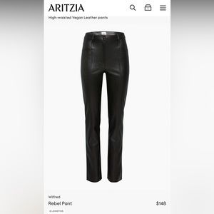 Aritzia Leather Pants